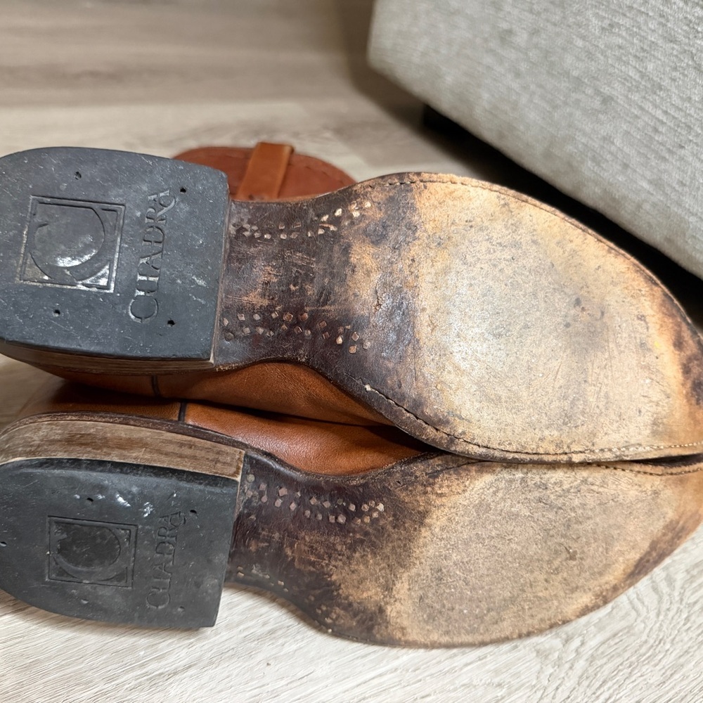 Cuadra Black Leather Cowboy Boots - Picture 6 of 9